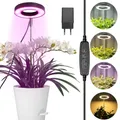 Produktbild: LED Pflanzenlampe Vollspektrum Pflanzenlicht für Zimmerpflanzen Wachstumslampe