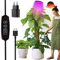 Produktbild: 72 LED Pflanzenlampe  Vollspektrum Pflanzenbeleuchtung Wachstumslampe