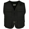 Produktbild: URBAN CLASSICS Jerseyweste Urban Classics Damen Ladies Short Tactical Vest (1-tlg) schwarz XXXL (60/62)