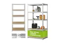Produktbild: Juskys Lagerregal Basic 200x100x60 cm – Metall Schwerlastregal, 5 Böden, 875 kg, verzinkt