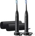 Produktbild: Philips Sonicare 7100 series Series 7100 HX7429/03 Wiederaufladbare Zahnbürste, Erwachsener, Schallzahnbürste, Sensibel, Zahnfleischpflege, Whitening, 62000 Bewegungen pro Minute, Schwarz, 2 min, 4 x 30 sec