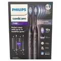 Produktbild: Philips Sonicare 7100 elektrische Zahnbürste, 2er-Pack, HX7429/03, Schwarz - NEU