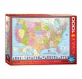 Produktbild: EUROGRAPHICS Puzzle Karte der Vereinigten Staaten von Amerika, 1000 Puzzleteile