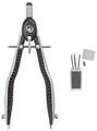 Produktbild: Herlitz 11122322 Schnellverstellzirkel schwarz/grau