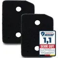 Produktbild: 2er Set Filter passend für Miele T1 9164761 Trockner Wärmepumpentrockner Fein-Grob Schwammfilter Filtermatte Kondenstrockner Sockelfilter
