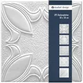 Produktbild: Deckenplatten 50x50cm Styropor EPS weiß 34 Dekore, Marbet Deckenverkleidung: Irys - mit Überlappung, 2 m2 / 8 Platten