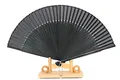 Produktbild: Yudu®Holzfächer Handfächer Fächer Holz Dekofächer schwarz (02)