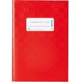 Produktbild: Herma Heftumschläge 7422, A5, rot, mit Baststruktur