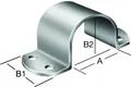 Produktbild: Rohrschelle VORMANN AUGUST 000168, verzinkt Breite: 40.00 mm