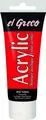 Produktbild: EL GRECO ACRYLIC ECHTROT ACRYLFARBE AUF WASSERBASIS 75 mL 100ml/4,65€
