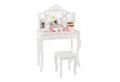 Produktbild: COSTWAY Schminktisch Kinder Schminktisch Set, einstellbare LED Beleuchtung