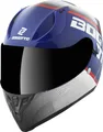 Produktbild: Bogotto V128 BG-X Helm, blau/weiß, XL