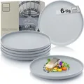 Produktbild: Sänger Leeds Sterling | 6er Teller Set, Steingut, Grau | VALUE COLLECTION