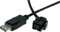 Produktbild: BACH 917.214 - Keystone Modul, Mini Displayport, schwarz