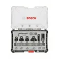 Produktbild: Rand- und Kantenfräser-Set, 6-mm-Schaft, 6-teilig Bosch Accessories 2607017468