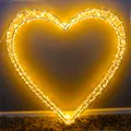Produktbild: LED Herz 1440 LED 62x60x5 cm mit Timer Leuchtherz Dekolicht XXL Innen und Außen