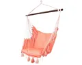 Produktbild: HOBEA-Germany Hängesessel Hängesessel koralle mit Quasten (Set Kissen und Sessel, Hängesessel mit passenden Kissen)