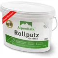 Produktbild: AlpenKalk® Rollputz fein (0,5 mm) jetzt 24 kg (20+4) / ca. 65 m2