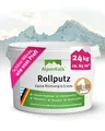 Produktbild: AlpenKalk® Allergiefreundlicher Rollputz innen fein - Hohe Deckkraft, Verarbeitungsfertig, Einfach - Roll- und Streichputz innen - 0,5mm Körnung [24 kg für ca. 65 m²]