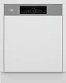 Produktbild: Beko BDSN38440X Einbau-Geschirrspüler 60 cm teilintegriert, für 14 Maßgedecke, 3 Spülebenen, 5 Temperaturen, Schnell+, SteamGloss Trocknung, CornerIntense, TrayWash