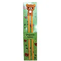 Produktbild: AAF Nommel ® Essstäbchen Chopsticks + 1 Clip Essstäbchenhelfer aus Gummi, Motiv Bär, Nr. 065