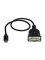 Produktbild: StarTech.com ICUSB232C USB C to Serial Adapter Cable 40 CM USB Type C to RS232 (DB9) Converter Cable