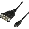 Produktbild: StarTech.com USB-C zu seriellem Adapterkabel 40 cm - USB C zu RS232 Kabel - USB Typ C auf DB9 Kabeladapter - Windows / MacOS / Linux kompatibel
