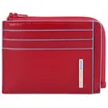 Produktbild: Piquadro Blue Square Kreditkartenetui RFID Leder 11 cm  rot