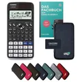 Produktbild: Casio fx-991DE X inkl. Schutztasche Blau & Fachbuch (128 Seiten, DIN A5) – Wissenschaftlicher Rechner – Smart Set