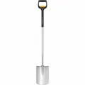 Produktbild: Fiskars Teleskop-Spaten Xact rund, Schaufel, Borstahl, Stahl, Kunststoff, 130 cm