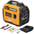 Produktbild: Stromerzeuger Inverter 3300w Benzin 4 Takt Mit Usb Und 230 V Steckdosen Superleise Und Leicht Als Notstromaggregat Für Camping Reise Garage Wohnwagen Baustelle Maxpeedingrods