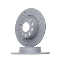 Produktbild: ZIMMERMANN 600.3241.52 2x Bremsscheiben Hinten Ø272mm voll gelocht Kompatibel mit VW Golf VII Schrägheck 5G1, BQ1, BE1, BE2 11193997 1K0615601AA 2587070