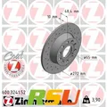 Produktbild: 2x Zimmermann Bremsscheibe SPORT Z 600.3241.52 Höhe 48 mm Lochkreis 112 mm