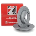 Produktbild: Zimmermann SPORT Bremsscheiben Ø 272mm für VW GOLF 6 7 8 T-ROC TOURAN A3 hinten