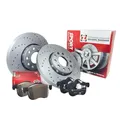 Produktbild: Zimmermann Sport Bremsen Bremsscheiben Beläge hinten für AUDI für VW 272 mm