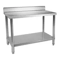 Produktbild: Edelstahl-Arbeitstisch - ECO - 100 x 70 cm - 250 kg - Aufkantung - Royal Catering RCAT-100/70-N