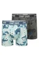 Produktbild: Camp David Herren Boxershorts mit All Over Print, 2er-Pack Light Blue/Anthra L