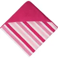 Produktbild: Erwin Müller Kapuzenhandtuch Kapuzenbadetuch, Frottier, Walk-Frottier Streifen rosa 140 cm x 140 cm