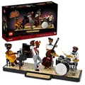 Produktbild: LEGO Ideas 21334 Bausatz, Jazz Quartett, Bau- und Ausstellungsmodell für Erwachsene mit Leidenschaft für Musik (1.606 Teile)