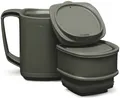 Produktbild: RidgeMonkey Becher für Kaffee & Tee für das Angeln Green Thermo Mug DLX Brew Set