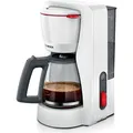 Produktbild: Bosch Kaffeemaschine MyMoment, TKA3M131, mit Glaskanne, 1,25 Liter, 1200 Watt, weiß, bis zu 15 Tassen