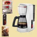 Produktbild: Bosch Glaskrug-Kaffeemaschine MyMoment TKA 3M131 - 1200 W - 10 Tassen - weiß