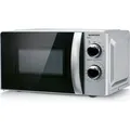 Produktbild: Silvercrest Mikrowelle SMW 700 D3 silber zum Erhitzen Auftauen-ZUstand:sehr gut - Silber
