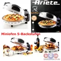 Produktbild: Ariete 918 Pizzaofen Ofen Miniofen 1200 Waat Timer 5-Backstufen 2 Spatel