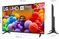Produktbild: LG LED TV 2024 | 43UT73 | 43 Zoll | UHD | Prozessor α5 Gen 7 AI 4K