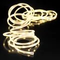 Produktbild: Lichterband LED 5 Meter mit 100 warmweißen micro Lichter Band Dekolichter Band