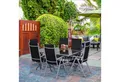 Produktbild: Outsunny Garten-Essgruppe 7-TLG Sitzgarnitur Gartengarnitur Gartenmöbel, (Gartenset, 7-tlg., Sitzgruppe), Garten Alu 160 x 86 x 72 cm