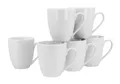 Produktbild: Creatable 6x Kaffeebecher Angi Set Porzellan weiß Kaffeetasse Coupe Becher Pott