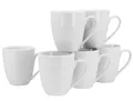 Produktbild: Kaffee Pötte 12 Stück Kaffeebecher Angi Porzellan Geschirr trendige Coupeform