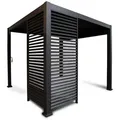 Produktbild: Gardenson Pergola-Seitenteil, Anthrazit, Metall, 93x240x10 cm, Sonnen- & Sichtschutz, Pavillons & Pergolas, Pergolas